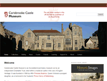 Tablet Screenshot of carisbrookecastlemuseum.org.uk